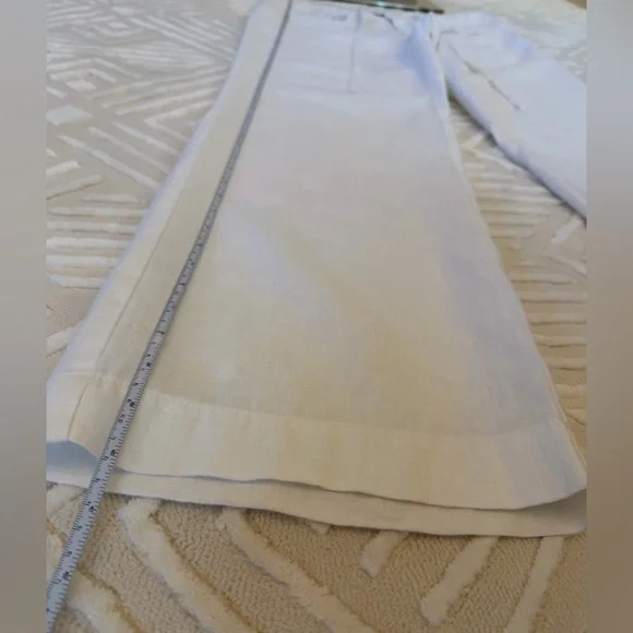 INC International Concepts White Linen Pants - Picture 14 of 16